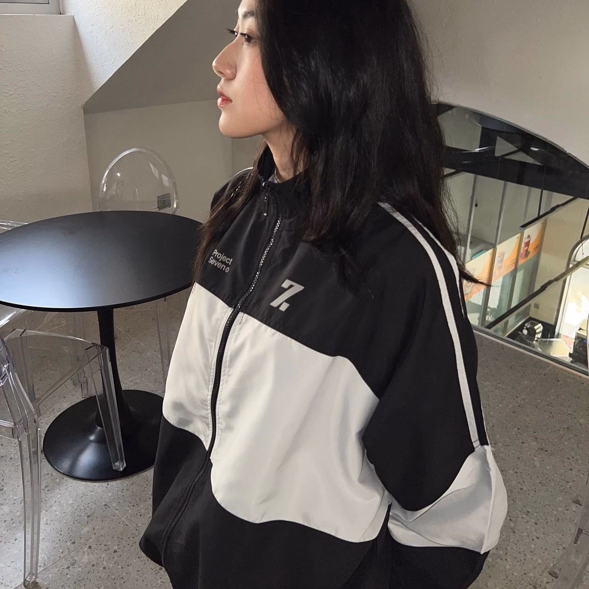 Áo Khoác Dù Bomber 7Zia Logo 2023 Form Rộng 2 Lớp Gu018 - Sam Store - Ảnh 5