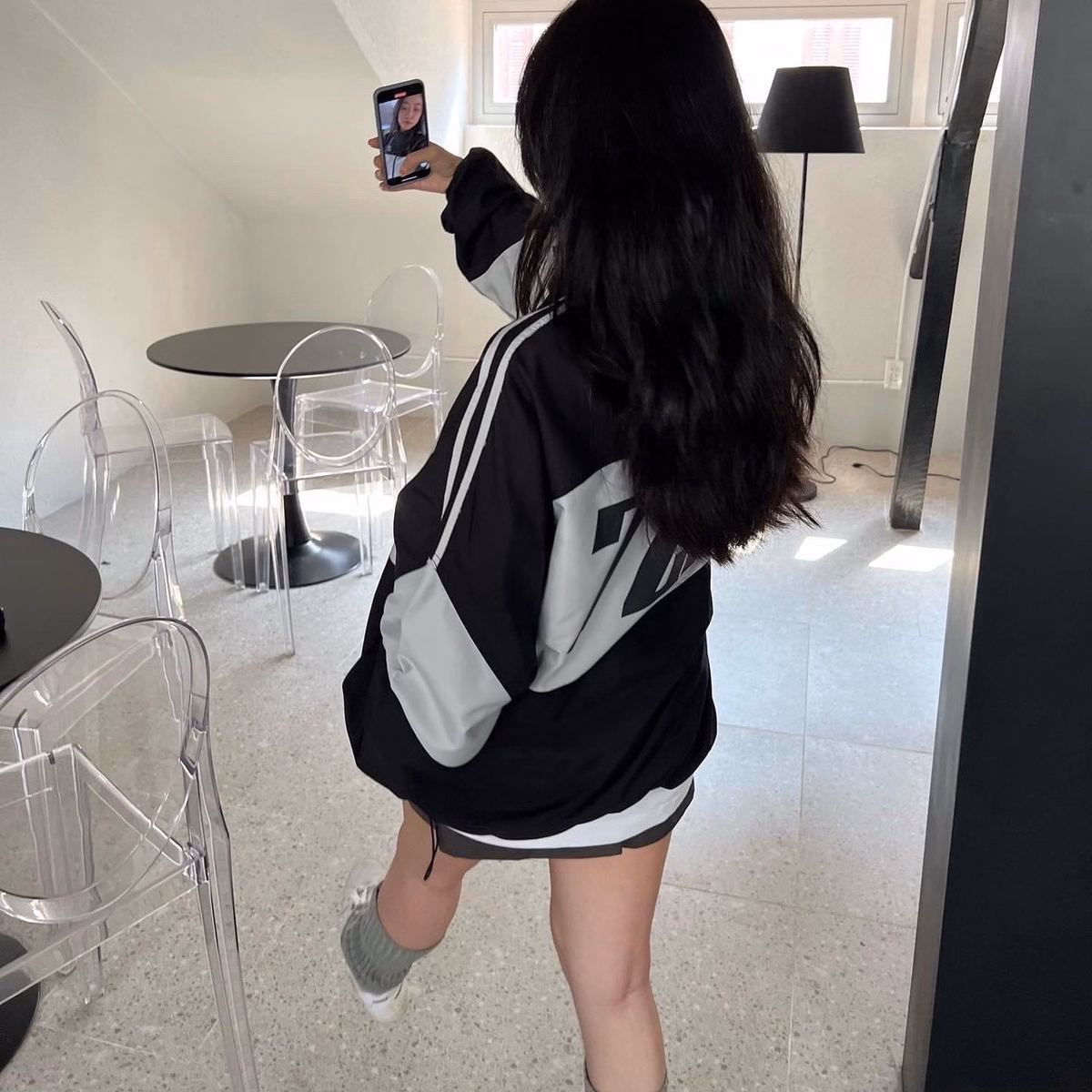 Áo Khoác Dù Bomber 7Zia Logo 2023 Form Rộng 2 Lớp Gu018 - Sam Store - Ảnh 3