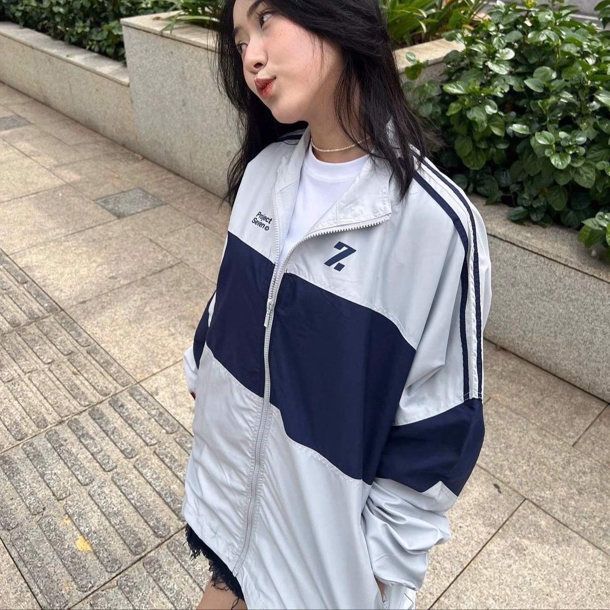 Áo Khoác Dù Bomber 7Zia Logo 2023 Form Rộng 2 Lớp Gu018 - Sam Store - Ảnh 7