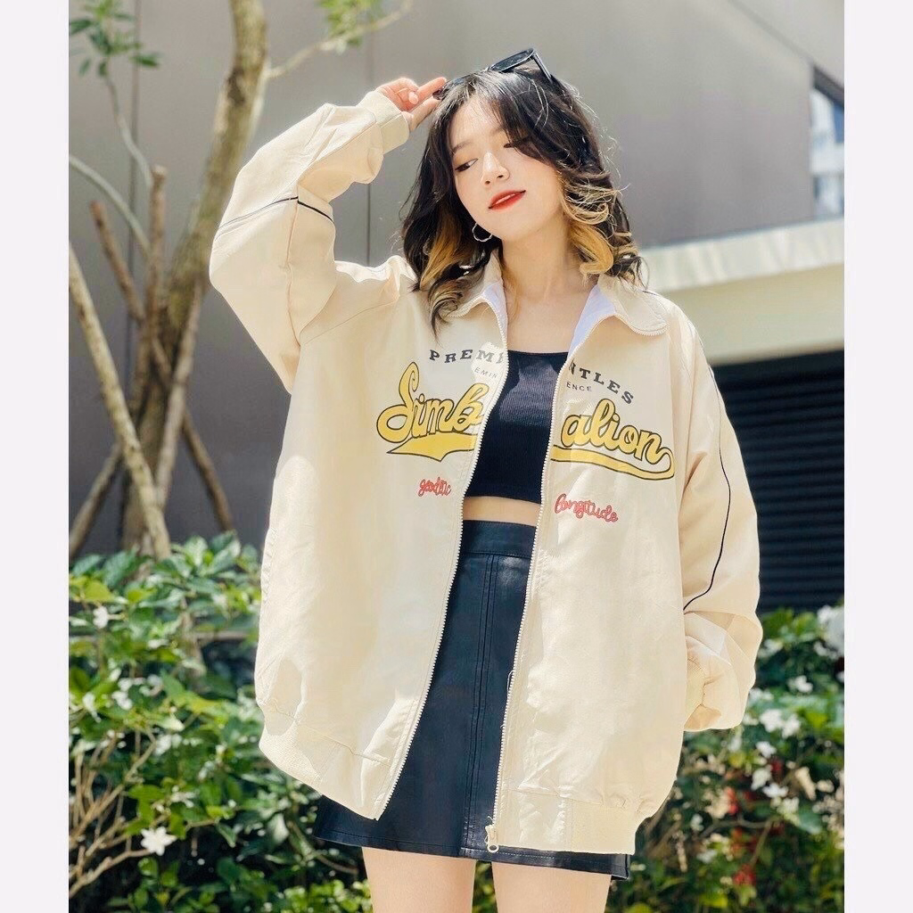 Áo Khoác Dù Bomber Simbalion 2023 Form Rộng 2 Lớp Gu020 - Sam Store - Ảnh 2