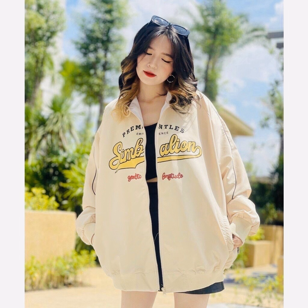 Áo Khoác Dù Bomber Simbalion 2023 Form Rộng 2 Lớp Gu020 - Sam Store - Ảnh 4