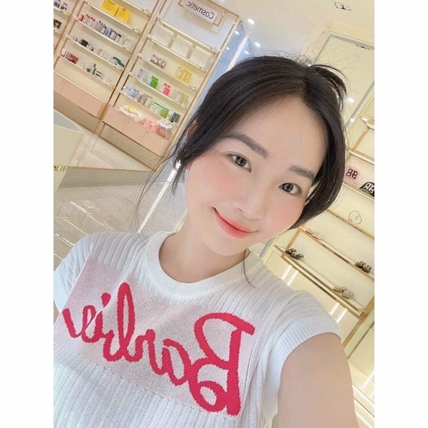 Áo Len Montoghi Tay Hến In Chữ Barbie Dáng Croptop Siêu Xinh Sldca148- Diepchi Fashion