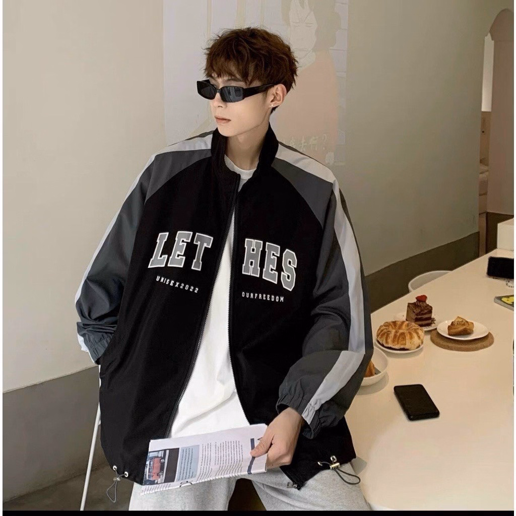Áo Khoác Bomber Dù Lethes Nam Nữ Form Rộng 2 Lớp Sa16 - Sam Store - Ảnh 4