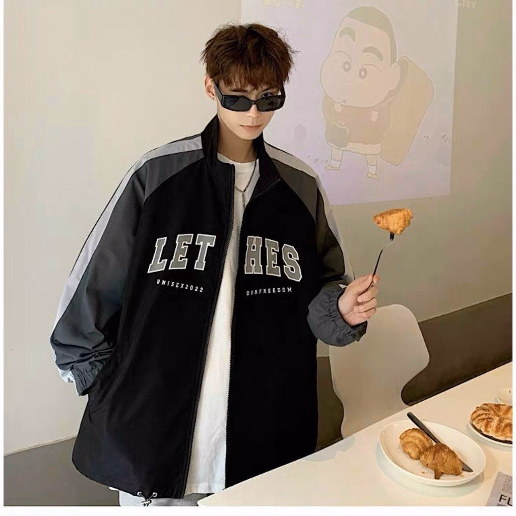 Áo Khoác Bomber Dù Lethes Nam Nữ Form Rộng 2 Lớp Sa16 - Sam Store - Ảnh 5