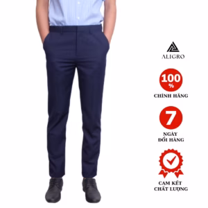 Quần Âu Màu Navy Algo1055 - Aligro