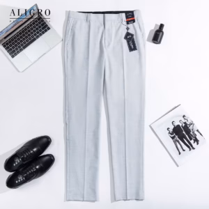 Quần Âu Màu Ghi Sáng Algo1026 - Aligro