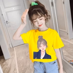 Áo Thun Bé Gái-Mẫu Bg04 Từ 7Kg Đến 25Kg Chất Vải Mềm Thấm Hút Mồ Hôi- Be Yourself