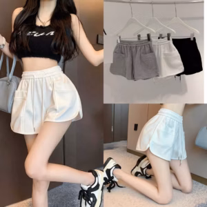 Quần Short Chất Da Cá Phối Túi To Xẻ 2 Bên Sành Điệu Sldcq59 - Diepchi Fashion