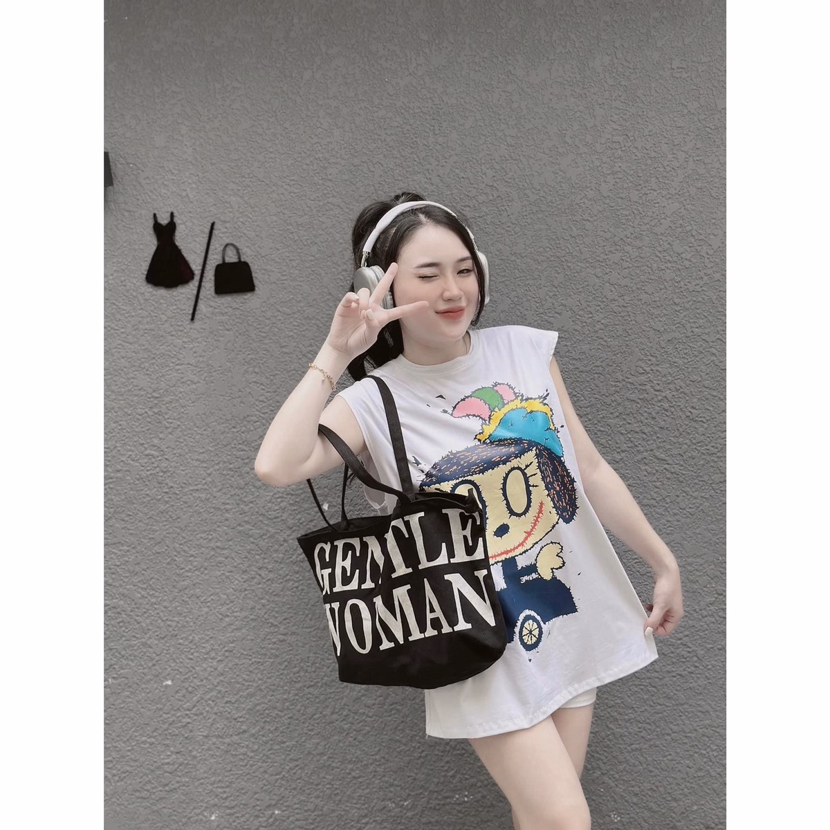 Set Bộ Đồ Nữ Áo Cánh Dơi Siêu Cute Bt37 - Nana House - Ảnh 6