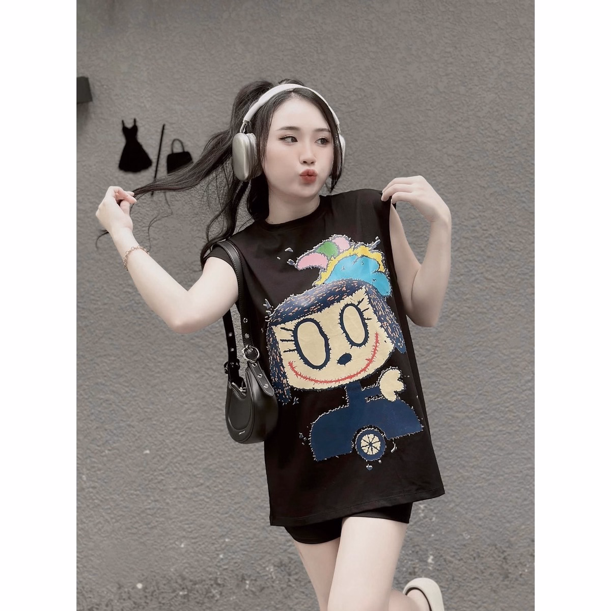 Set Bộ Đồ Nữ Áo Cánh Dơi Siêu Cute Bt37 - Nana House - Ảnh 7