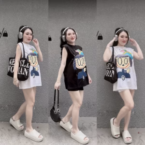 Set Bộ Đồ Nữ Áo Cánh Dơi Siêu Cute Bt37 - Nana House