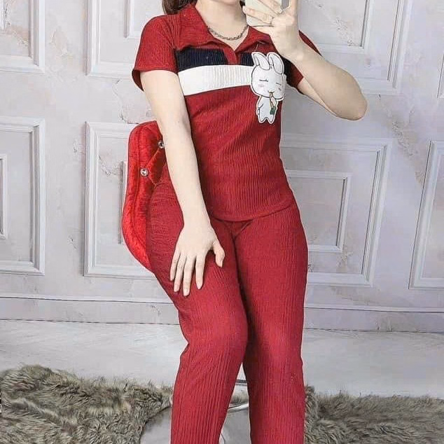 Set Bộ Đồ Nữ Xốp Nhập Thêu Thỏ Bt208 - Nana House - Ảnh 4