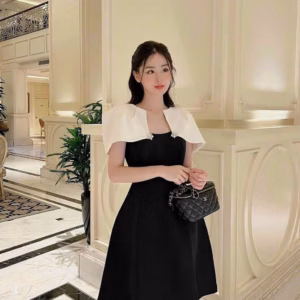 Đầm Váy Nữ Tiểu Thư Dự Tiệc Phối Choàng Vai Bt907 - Nana House