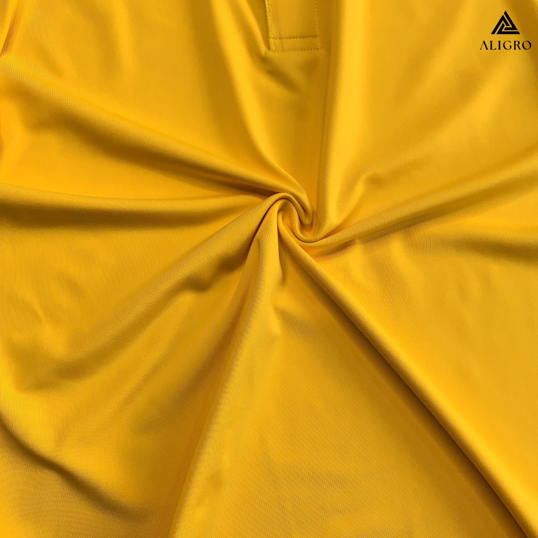 Áo Polo Golf Nam Ngắn Tay Chất Vải Coolmax Màu Vàng Năng Động Algplo109- Aligro - Ảnh 9