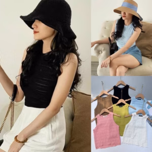 Áo 3 Lỗ Sát Nách Chất Xốp Nổi Nhiều Màu Xinh Xắn Sldca36 - Diepchi Fashion