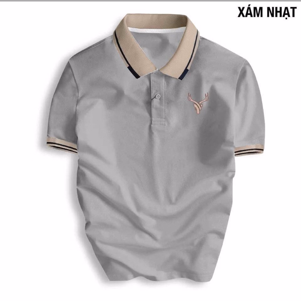 Áo Thun Polo Cổ Bẻ Thêu Logo Sừng Hươu Vải Thun Cotton Co Giãn 4 Chiều Cực Sang Trọng - Lê Phương Boutique - Ảnh 2