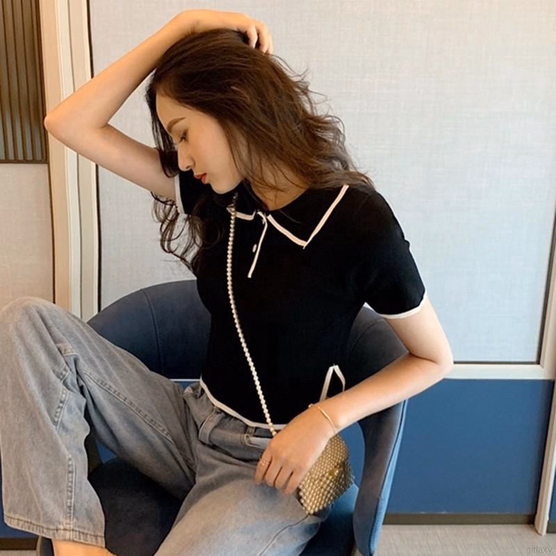 Áo Len Cổ Bẻ Phối Viền Xẻ Tà 2 Bên Độc Đáo Sldca176 - Diepchi Fashion - Ảnh 8