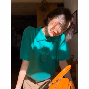 Áo Len Trơn 3 Khuy Trơn Cổ Đức Dáng Croptop Trẻ Trung Sldca177 - Diepchi Fashion