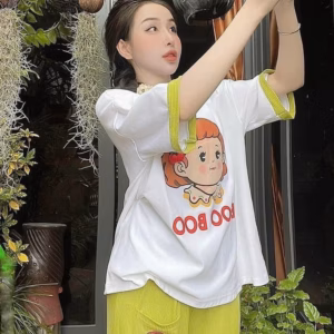 Set Bộ Đồ Nữ Thun Ngắn Tay Họa Tiết Hình Boo Boo Sa51 - Sam Store