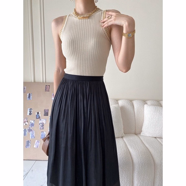 Áo Len 3 Lỗ Gân Nổi Viền Phối Màu Cực Xinh Sldca185 - Diepchi Fashion - Ảnh 3