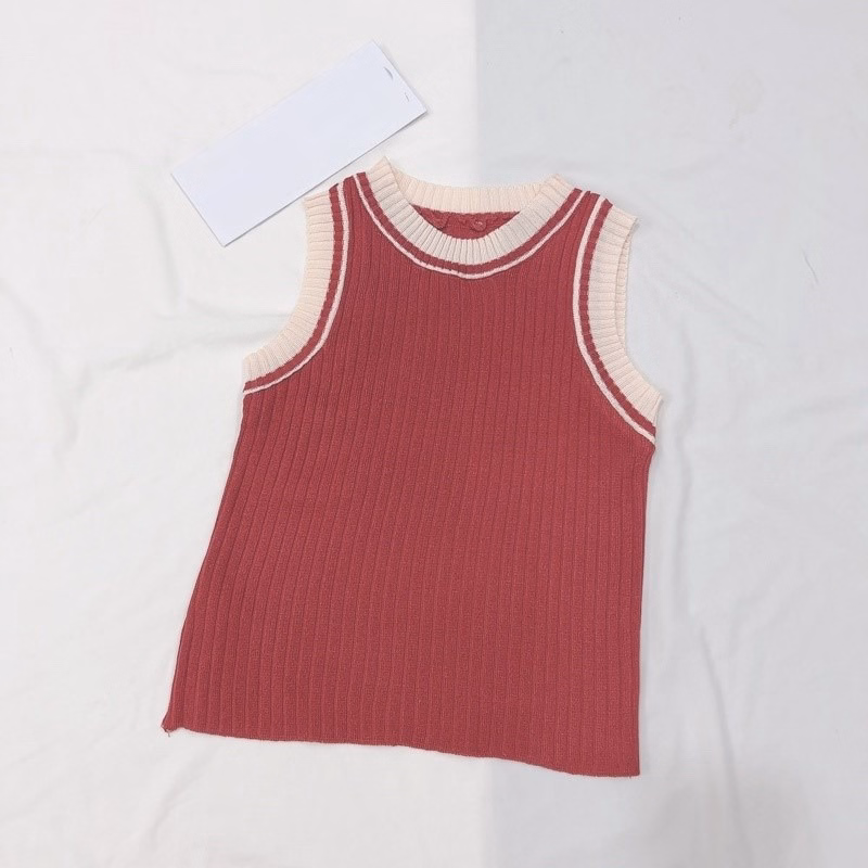 Áo Len 3 Lỗ Gân Nổi Viền Phối Màu Cực Xinh Sldca185 - Diepchi Fashion - Ảnh 7