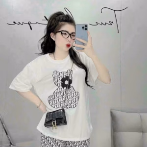 Set Bộ Thun Nữ In 3D Mix Quần Dài Ống Suông Sa52 - Sam Store