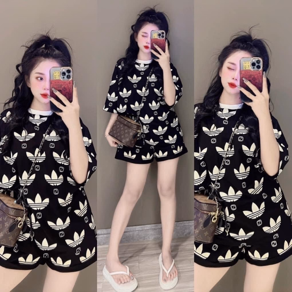 Set Bộ Thun Nữ In 3D Form Rộng Sa58 - Sam Store