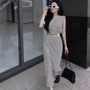 Set Váy Dài Thun Sọc Celine Bt279 - Nana House
