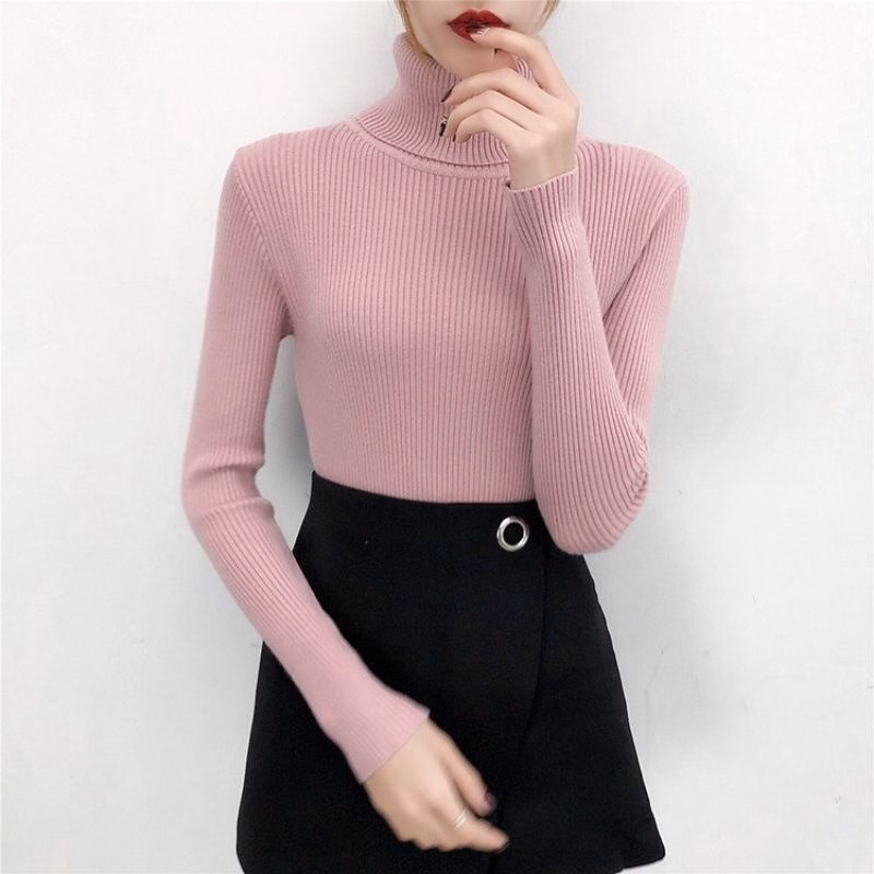 Áo Len Cổ Lọ Chất Len Lông Cừu Mềm Mại Cho Bạn Nữ Slcxa59 - Chipxinhxk - Ảnh 12