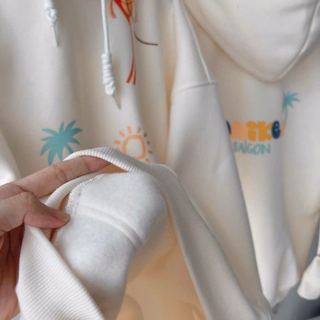 Áo Hoodie Nam Nữ Chất Nỉ Ngoại In Chữ Thích Biển Cá Tính Tp556 - Golden Dream - Ảnh 2