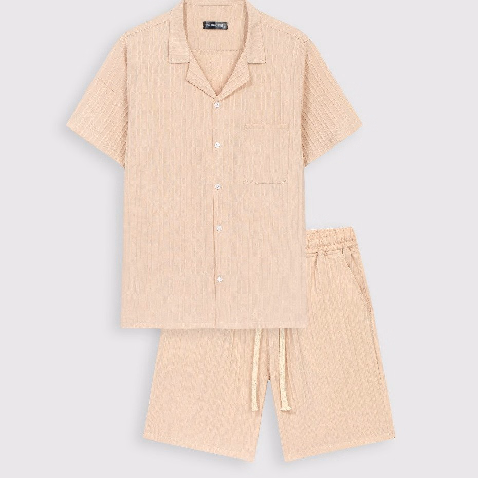 Bộ Quần Áo Nam Nữ Chất Liệu Đũi Gân Co Dãn 4 Chiều Thoáng Mát - Men’S Style - Ảnh 11