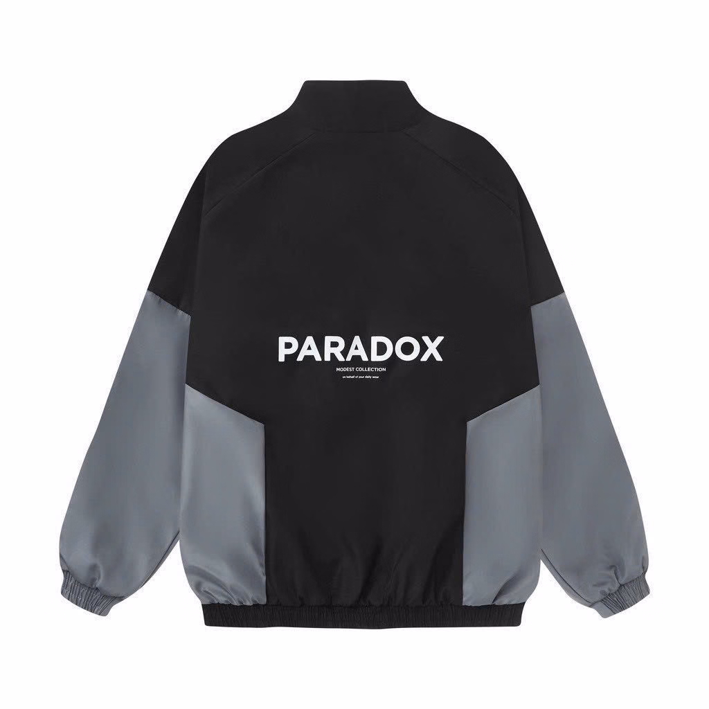 Áo Khoác Dù Cổ Đứng In Chữ Paradoooo Phối Màu Tp77 - Golden Dream - Ảnh 2