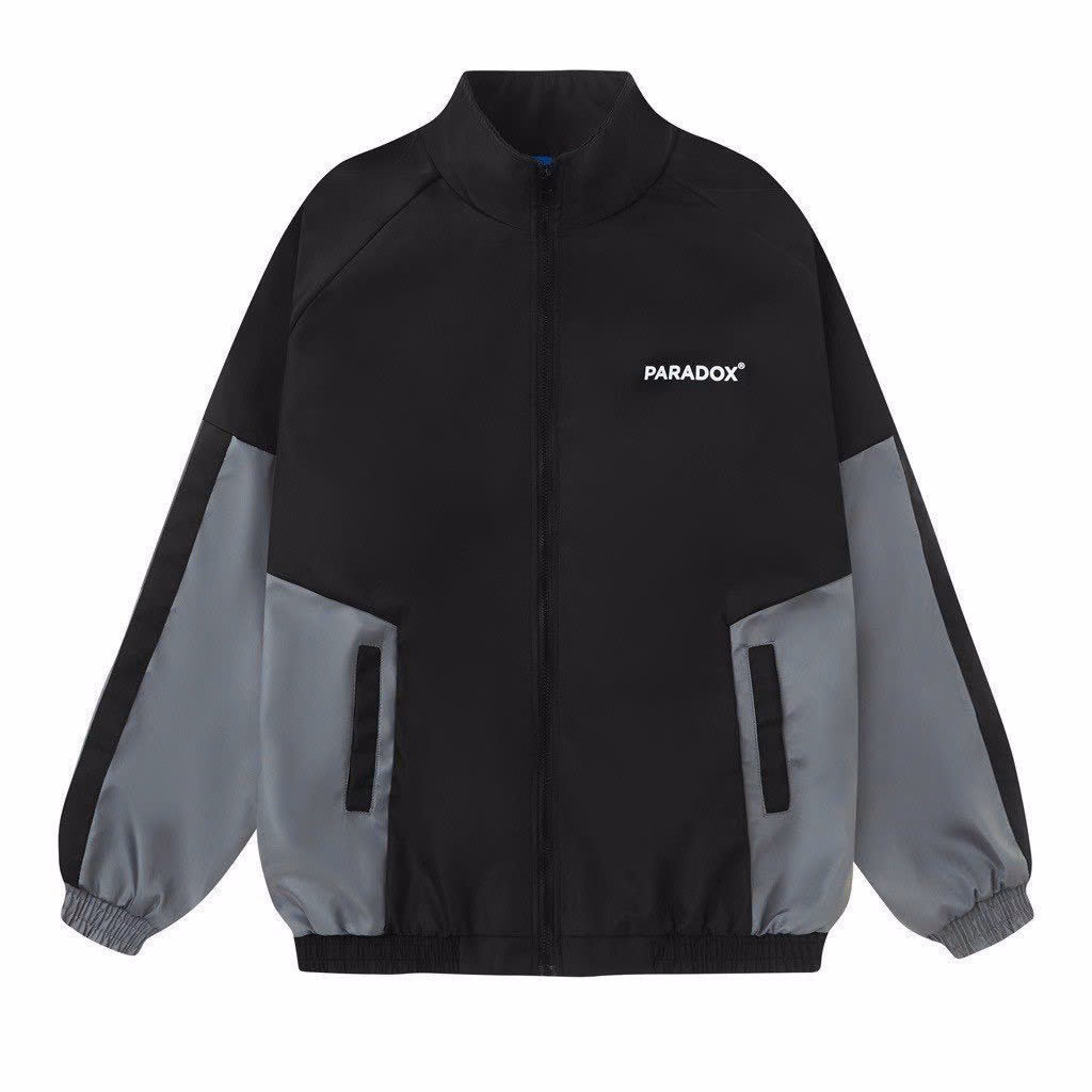 Áo Khoác Dù Cổ Đứng In Chữ Paradoooo Phối Màu Tp77 - Golden Dream