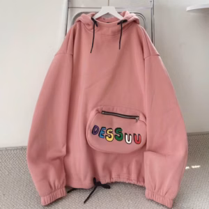 Áo Hoodie Nam Nữ Vải Nỉ Desuuu Phối Túi Bụng Có Khoá Kéo Tp09 - Phương Store