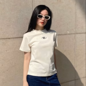 Áo Thun Nữ Baby Tee Chữ W Borip Co Giãn Ôm Body Cổ Tròn Tay Ngắn Sa91 - Sam Store