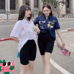 Áo Sơ Mi In Hình Being Kind Others - Ausa House