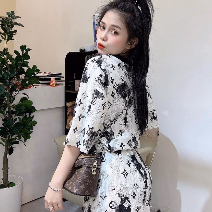 Set Bộ Thun Nữ Cotton Woat Xước Mickey Bt099 - Nana House - Ảnh 6