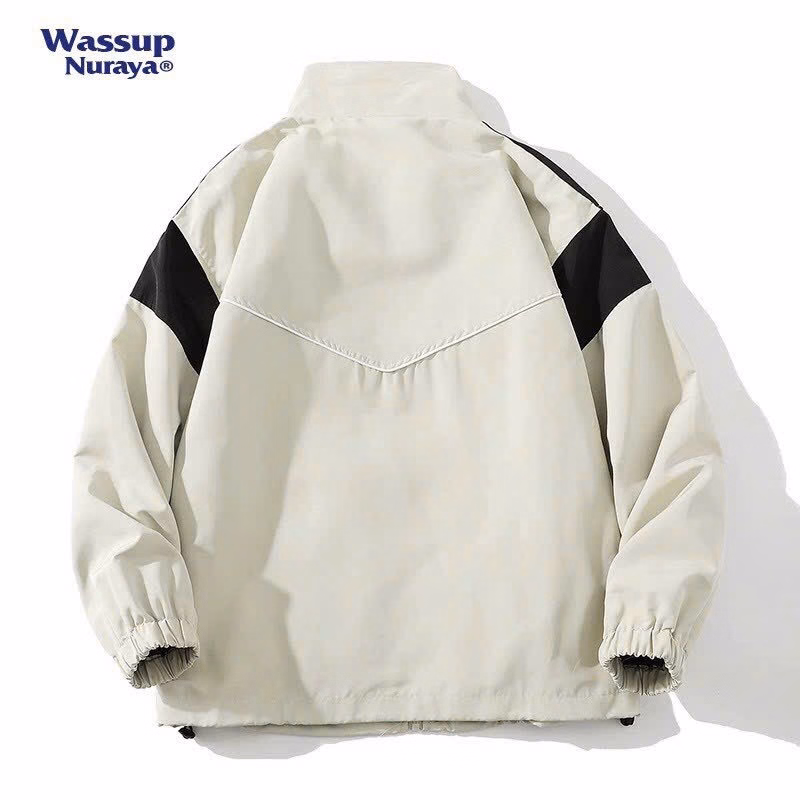 Áo Khoác Dù Nam Nữ 2 Lớp Cổ Đứng Thêu Họa Tiết Af Bigsize 70-90Kg Cao Cấp Chống Nắng - Htm Fashion - Ảnh 4