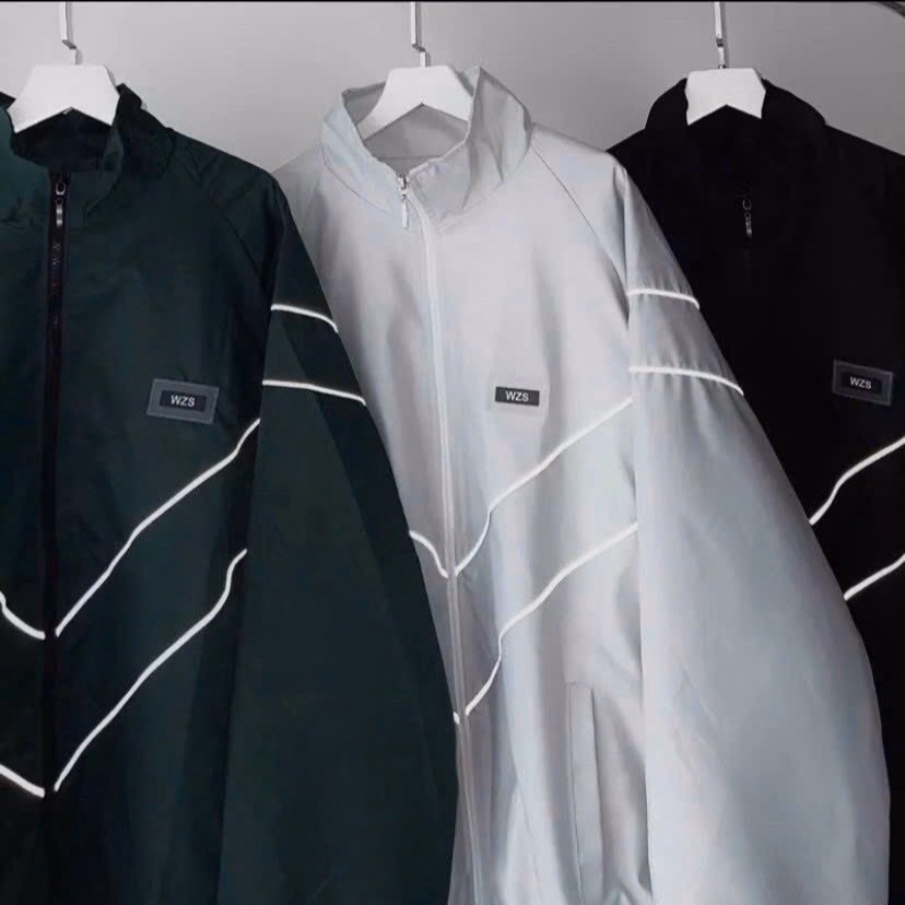 Áo Khoác Dù Nam Nữ Thêu Chữ 4Lucky Sọc Dạ Quang Form Rộng Thời Trang Sht80 - Minh Hà House - Ảnh 3