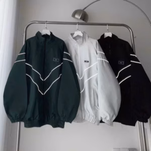 Áo Khoác Dù Nam Nữ Thêu Chữ 4Lucky Sọc Dạ Quang Form Rộng Thời Trang Sht80 - Minh Hà House