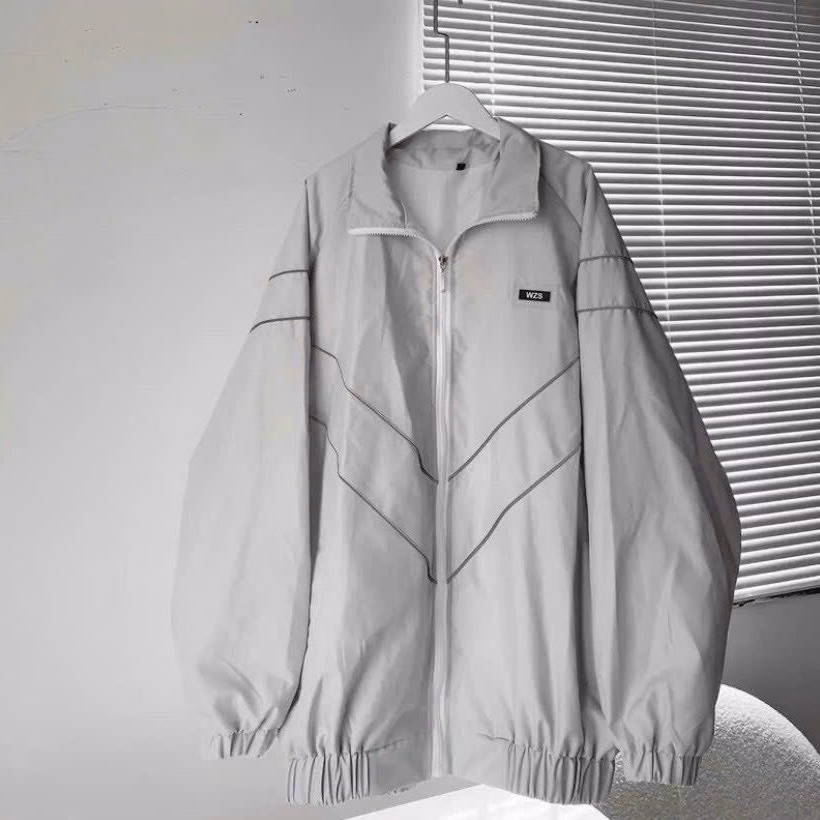 Áo Khoác Dù Nam Nữ Thêu Chữ 4Lucky Sọc Dạ Quang Form Rộng Thời Trang Sht80 - Minh Hà House - Ảnh 6