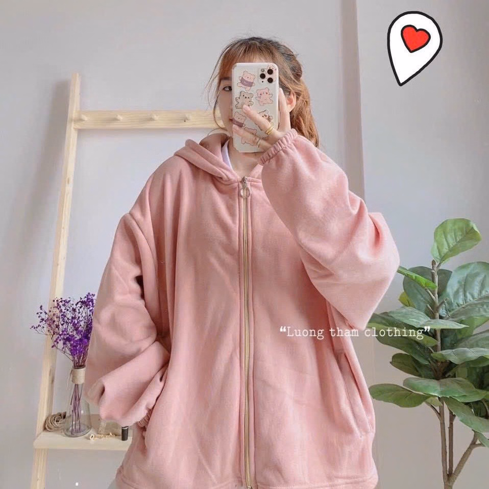 Áo Khoác Nỉ Mềm Mát Mịn Nam Nữ Đều Mặc Được Áo Cute Hot Trend Htm - Fashion - Ảnh 2