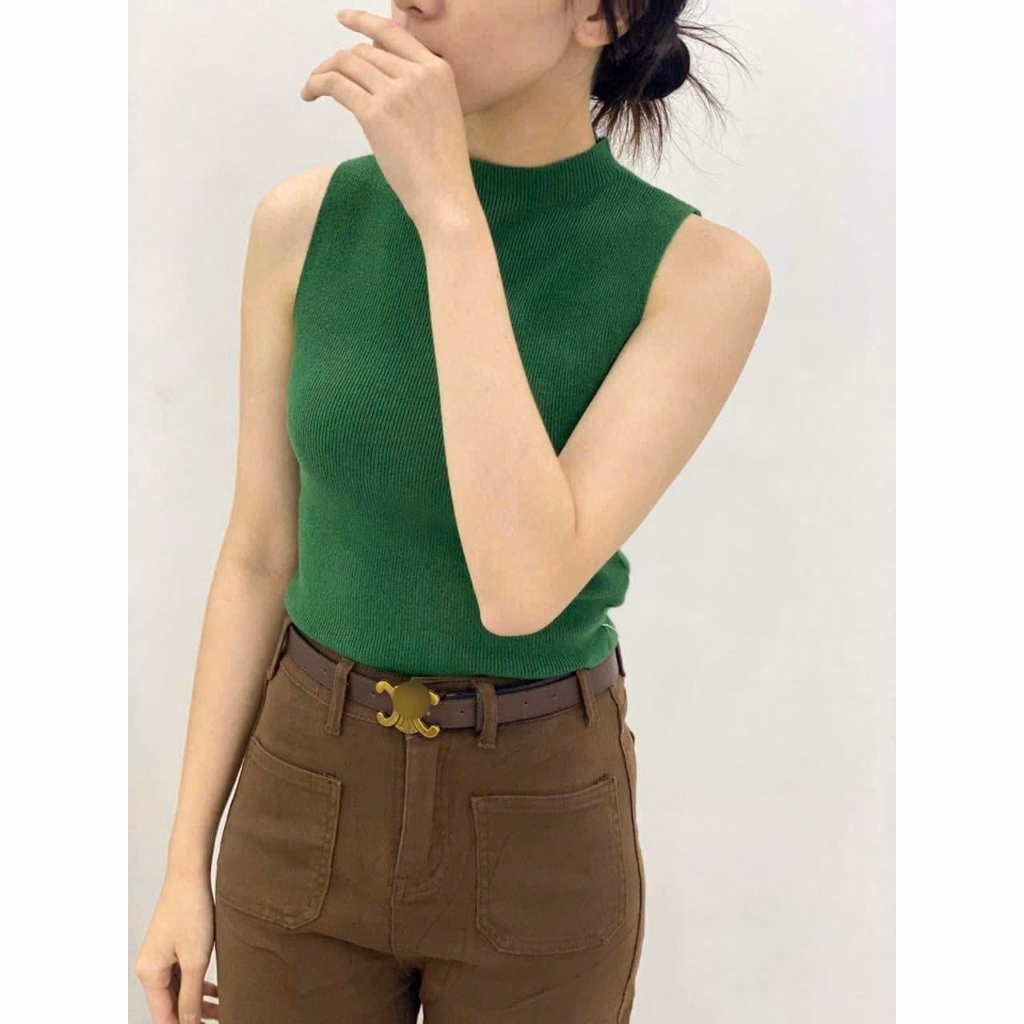 Áo Len Ba Lỗ Croptop Kiểu Cổ Neo Quyến Rũ Sldca110 - Diepchi Fashion - Ảnh 2