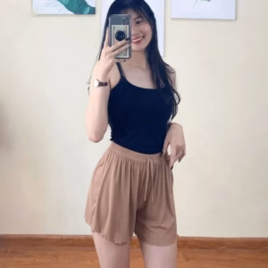 Quần Short Viền Bèo Cạp Chun Co Giãn Cực Mát Cho Màu Hè Sldcq43 - Diepchi Fashion