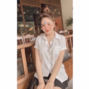 Áo Sơ Mi Cộc Tay Chất Lụa Phối Túi Ngực Sldca03 - Diepchi Fashion