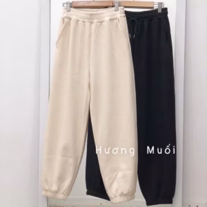 Quần Dài Chất Nỉ Bo Ống Unisex