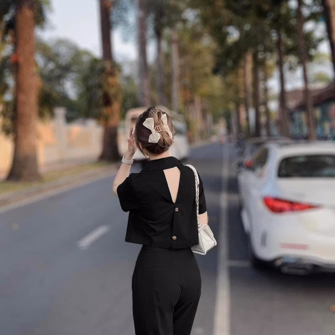 Set Bộ Đồ Nữ Áo Croptop Mix Quần Thun Gân Ống Suông Sa115 - Sam Store - Ảnh 3