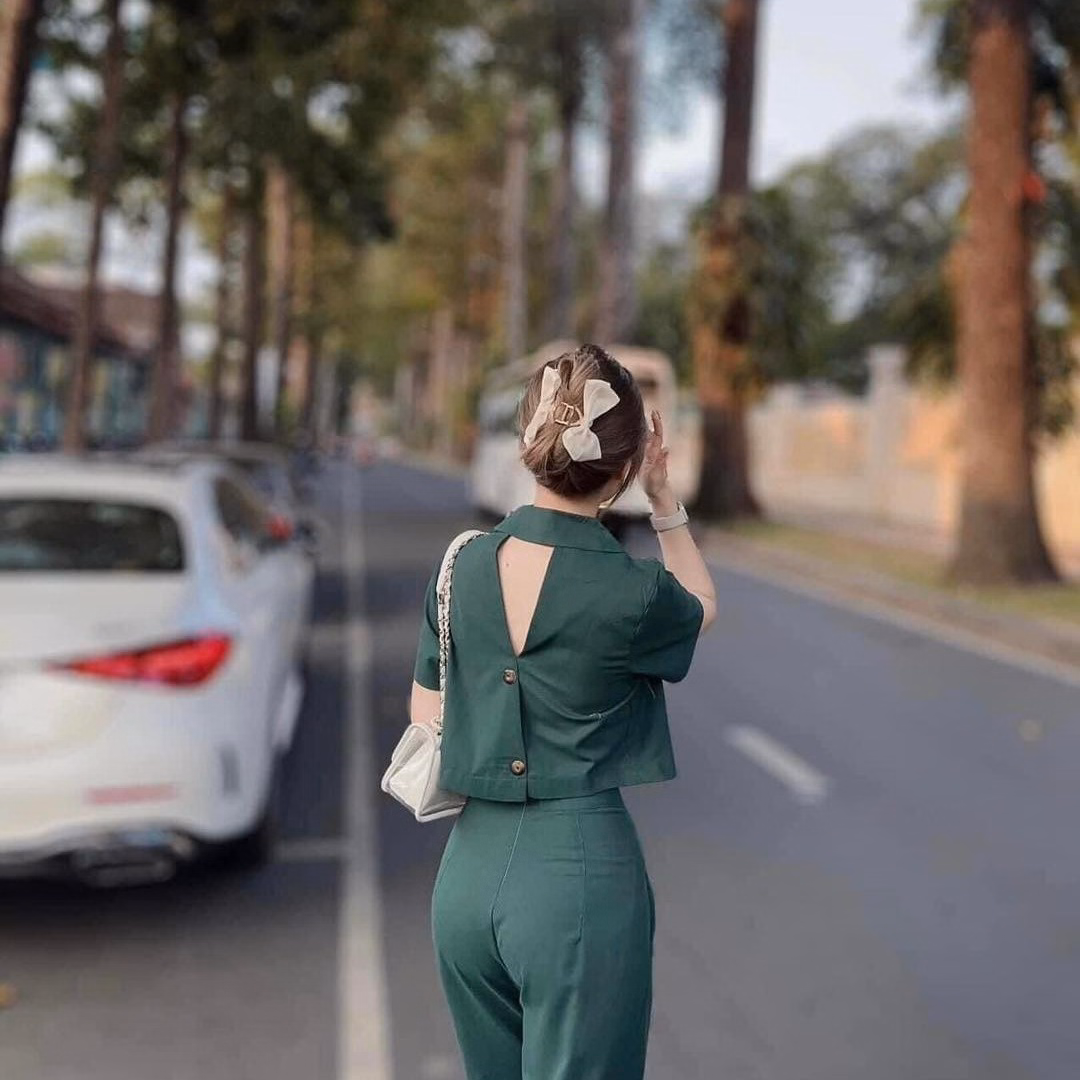 Set Bộ Đồ Nữ Áo Croptop Mix Quần Thun Gân Ống Suông Sa115 - Sam Store - Ảnh 5