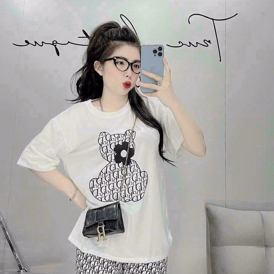 Set Bộ Đồ Nữthời Trang Phom Rộng Phối Họa Tiết Gấu Bt977- Nana House - Ảnh 5