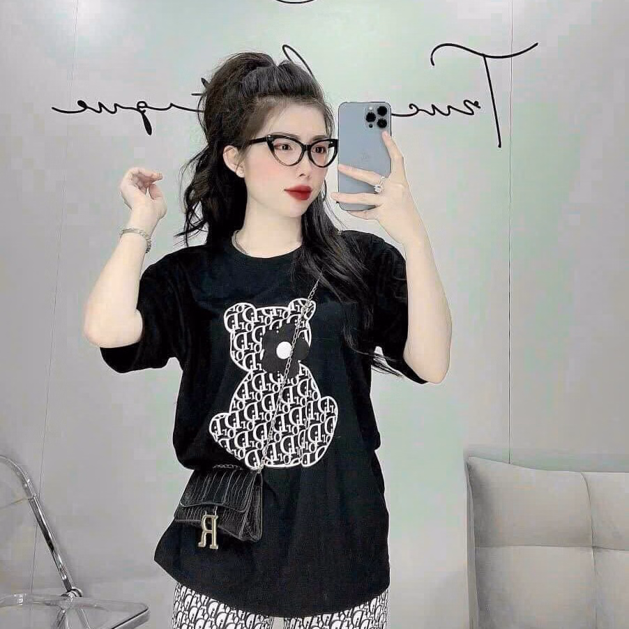 Set Bộ Đồ Nữthời Trang Phom Rộng Phối Họa Tiết Gấu Bt977- Nana House - Ảnh 4